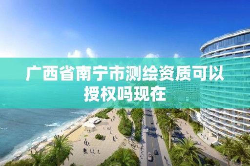 廣西省南寧市測繪資質可以授權嗎現在