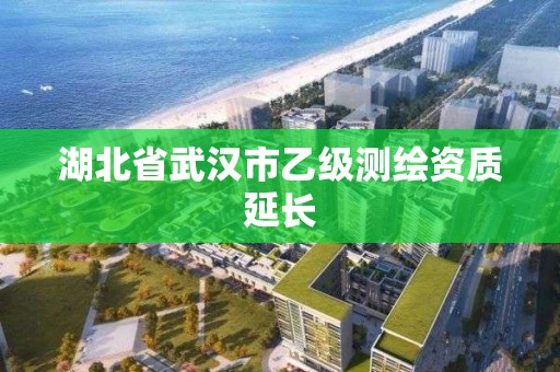 湖北省武漢市乙級測繪資質延長