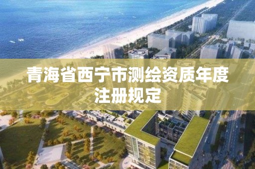 青海省西寧市測繪資質年度注冊規定