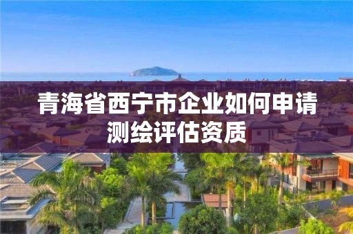 青海省西寧市企業如何申請測繪評估資質