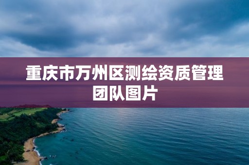 重慶市萬州區測繪資質管理團隊圖片