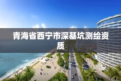 青海省西寧市深基坑測繪資質