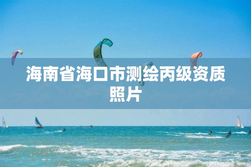 海南省海口市測繪丙級資質照片