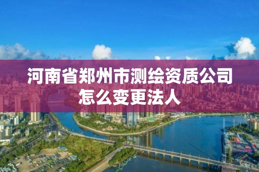 河南省鄭州市測繪資質公司怎么變更法人