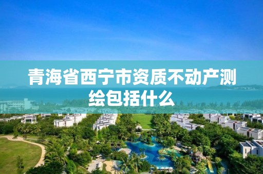 青海省西寧市資質(zhì)不動(dòng)產(chǎn)測(cè)繪包括什么