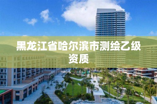 黑龍江省哈爾濱市測繪乙級資質