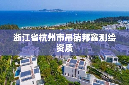 浙江省杭州市吊銷邦鑫測繪資質