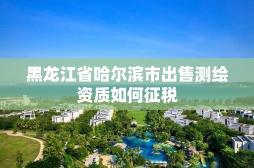 黑龍江省哈爾濱市出售測(cè)繪資質(zhì)如何征稅