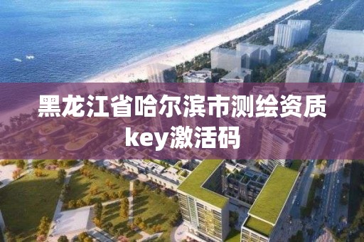 黑龍江省哈爾濱市測繪資質(zhì)key激活碼