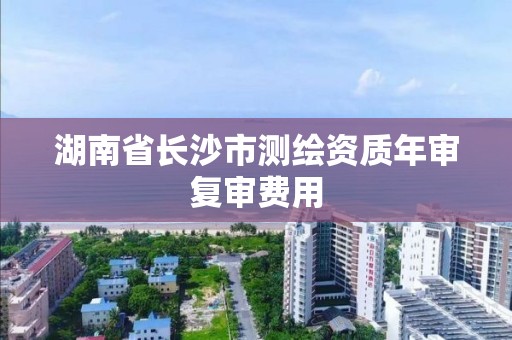 湖南省長沙市測繪資質年審復審費用