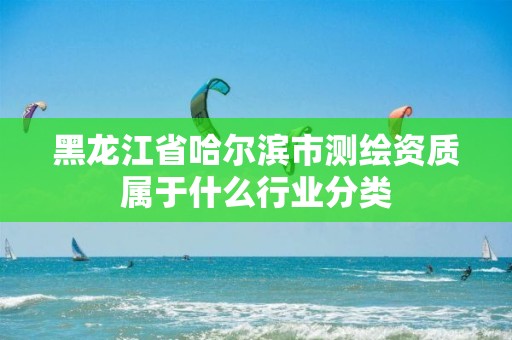 黑龍江省哈爾濱市測(cè)繪資質(zhì)屬于什么行業(yè)分類