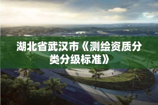 湖北省武漢市《測繪資質分類分級標準》