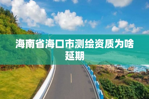 海南省海口市測繪資質為啥延期