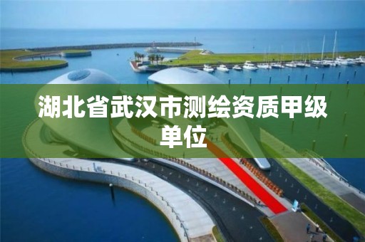 湖北省武漢市測繪資質甲級單位