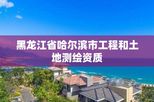 黑龍江省哈爾濱市工程和土地測(cè)繪資質(zhì)