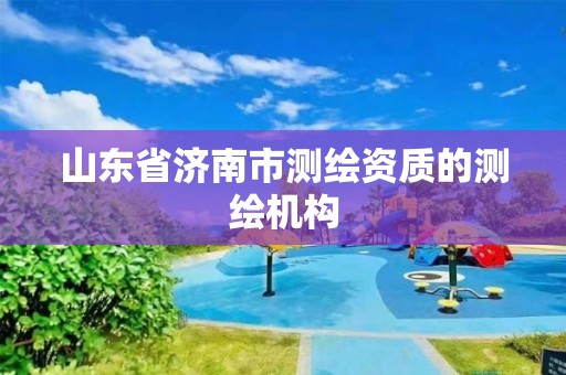 山東省濟南市測繪資質的測繪機構