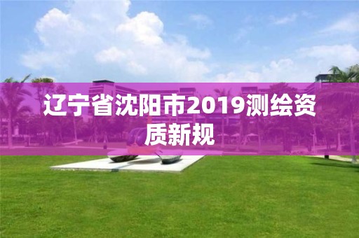 遼寧省沈陽市2019測繪資質新規