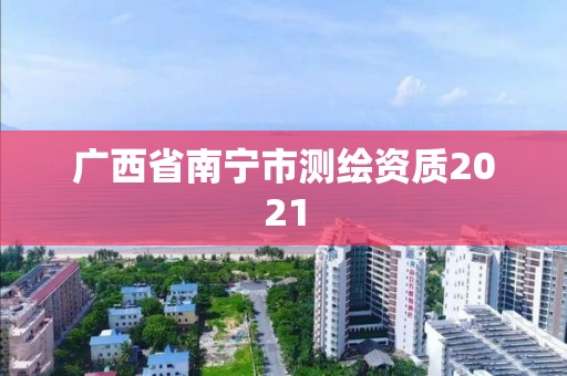 廣西省南寧市測繪資質(zhì)2021