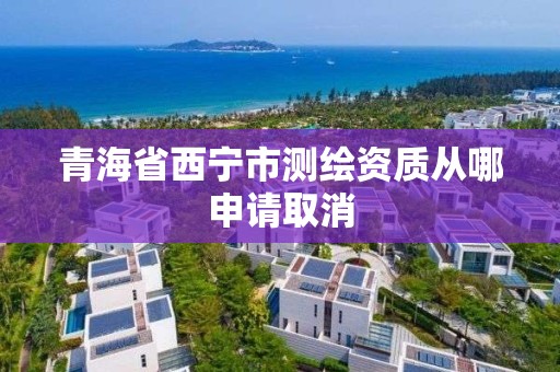 青海省西寧市測繪資質從哪申請取消