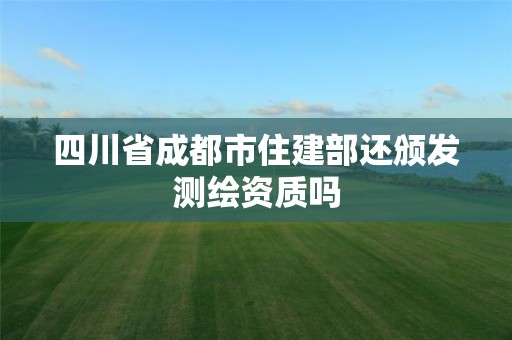 四川省成都市住建部還頒發(fā)測繪資質(zhì)嗎