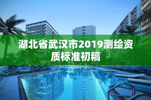 湖北省武漢市2019測繪資質標準初稿