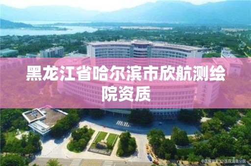 黑龍江省哈爾濱市欣航測繪院資質