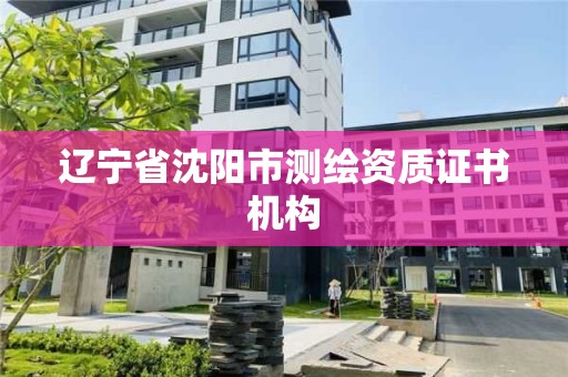 遼寧省沈陽市測繪資質證書機構