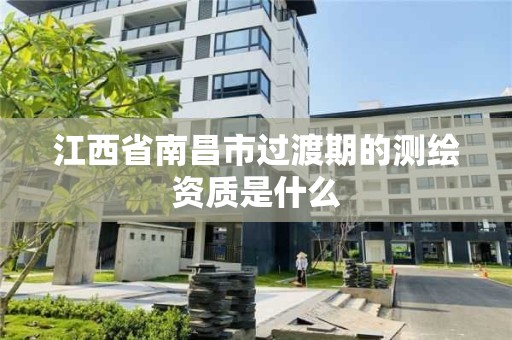 江西省南昌市過渡期的測繪資質是什么