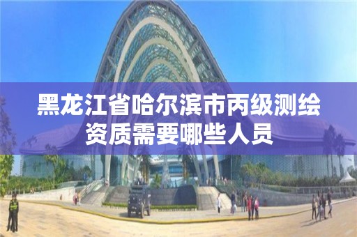 黑龍江省哈爾濱市丙級測繪資質需要哪些人員