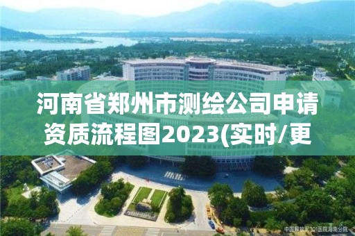 河南省鄭州市測繪公司申請資質(zhì)流程圖2023(實(shí)時(shí)/更新中)