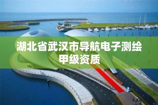 湖北省武漢市導航電子測繪甲級資質