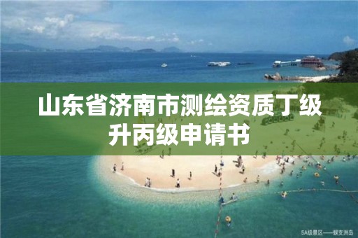 山東省濟南市測繪資質丁級升丙級申請書