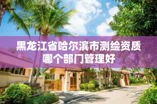 黑龍江省哈爾濱市測繪資質(zhì)哪個部門管理好