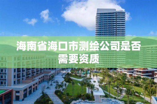 海南省海口市測繪公司是否需要資質