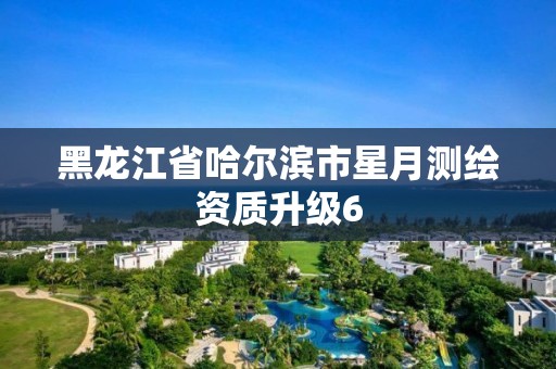 黑龍江省哈爾濱市星月測繪資質升級6