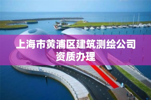 上海市黃浦區建筑測繪公司資質辦理