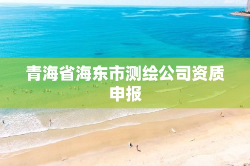 青海省海東市測繪公司資質申報