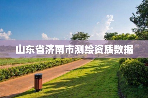 山東省濟南市測繪資質數據