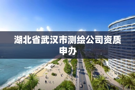 湖北省武漢市測繪公司資質申辦