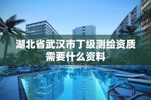 湖北省武漢市丁級測繪資質(zhì)需要什么資料