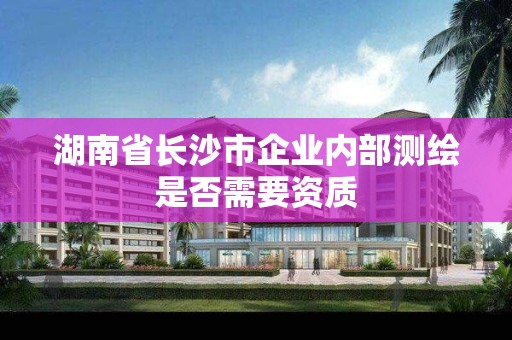 湖南省長沙市企業內部測繪是否需要資質