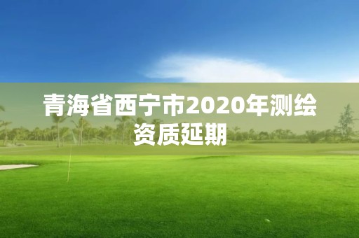 青海省西寧市2020年測繪資質延期