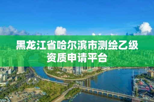 黑龍江省哈爾濱市測繪乙級資質申請平臺