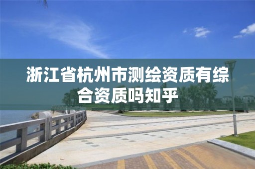 浙江省杭州市測繪資質有綜合資質嗎知乎