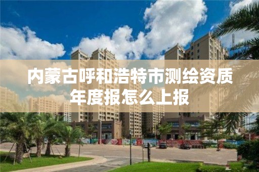 內蒙古呼和浩特市測繪資質年度報怎么上報