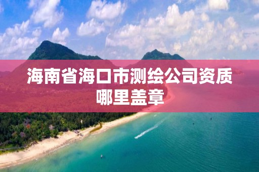 海南省海口市測繪公司資質哪里蓋章