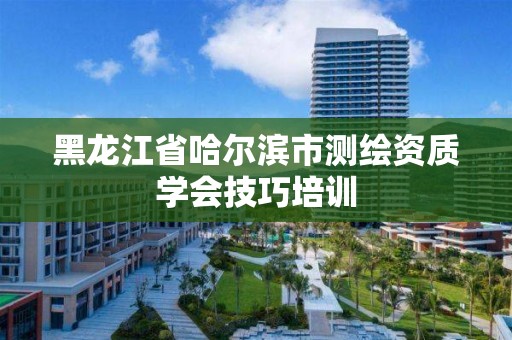 黑龍江省哈爾濱市測繪資質(zhì)學(xué)會技巧培訓(xùn)