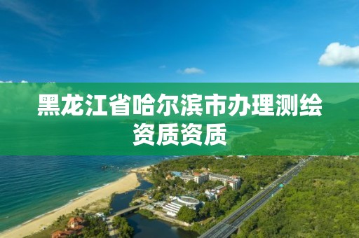 黑龍江省哈爾濱市辦理測(cè)繪資質(zhì)資質(zhì)