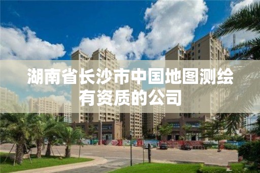 湖南省長沙市中國地圖測繪有資質的公司