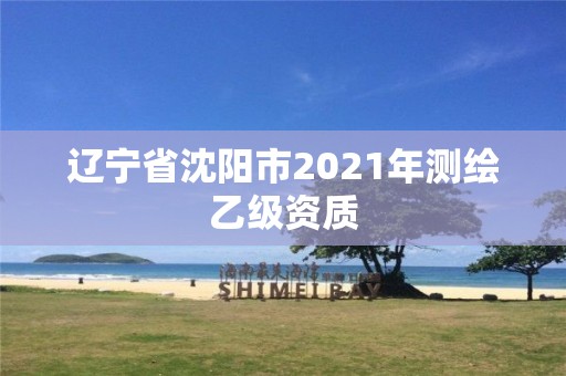 遼寧省沈陽市2021年測繪乙級資質